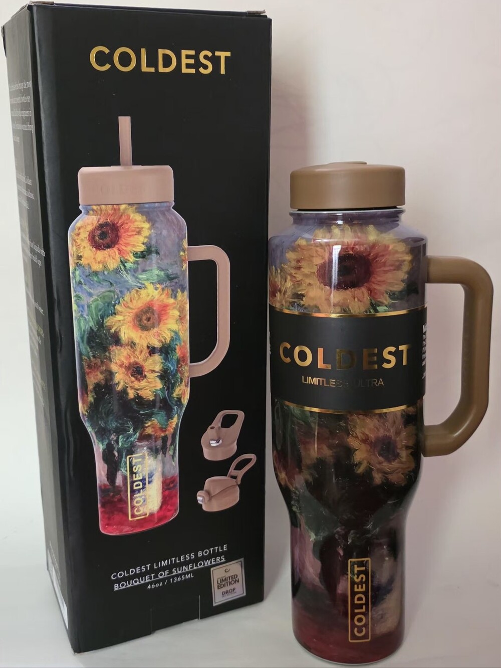 Coldest Limitless Ultra Sunflower Travel Mug - Brown